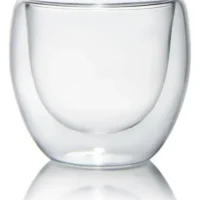 Vaso de borosilicato doble pared